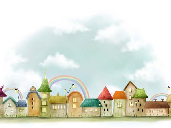 Красивый детский фон