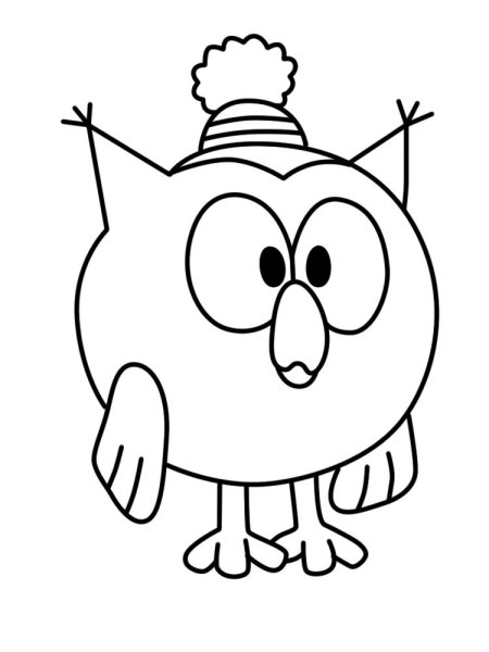 Совунья из смешариков раскраска