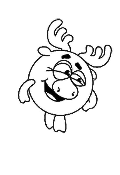 Бараш и Лосяш раскраска