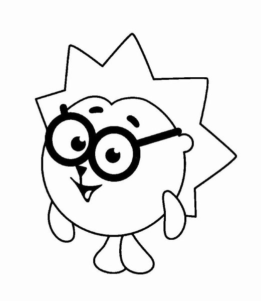 Мулентий Смешарики раскраска