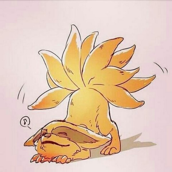 Наруто и курама Чиби