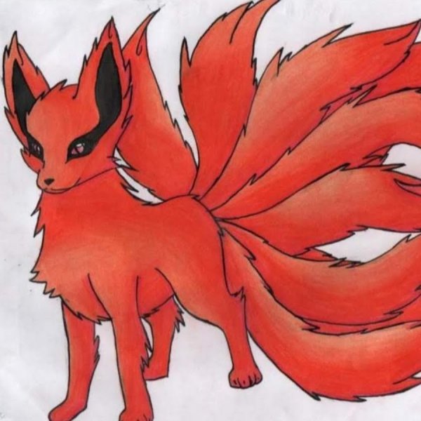 Кицунэ демон Лис курама