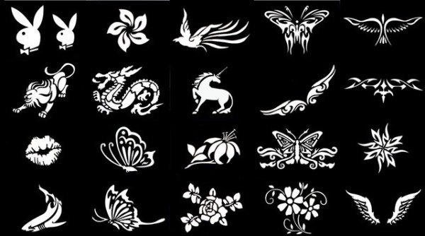 Трафарет для тату