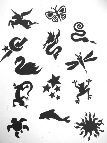 Татушки хной для мальчиков легкие