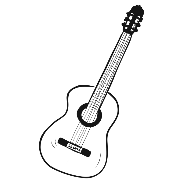 Гитара для рисования