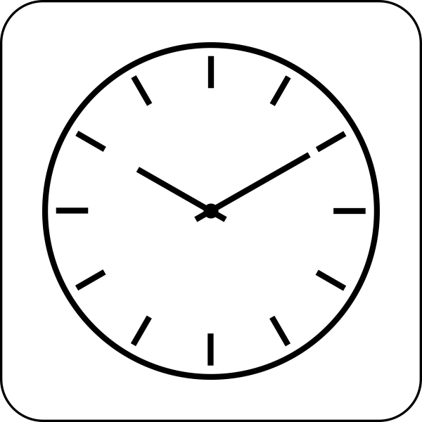 Простые часы