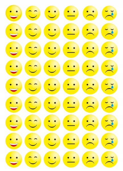 Стикер "смайлы"