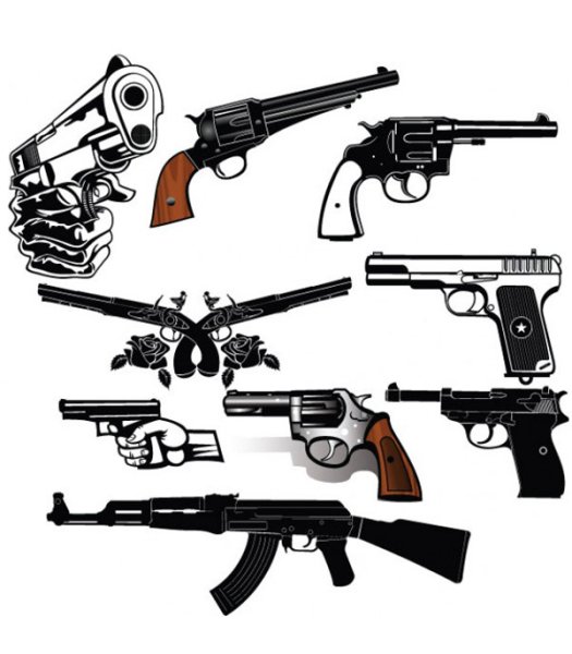 Огнестрельное оружие рисунок