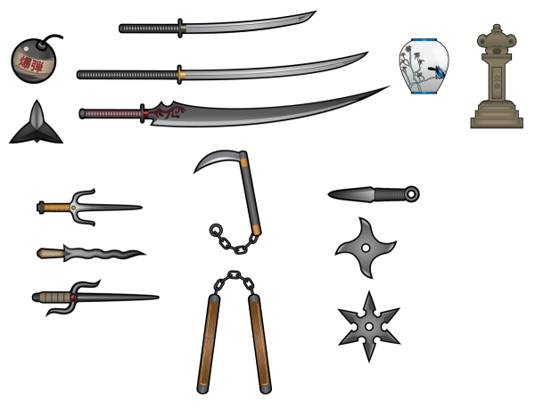 Японское оружие ниндзя