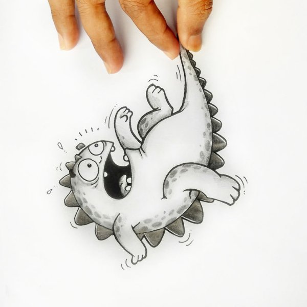 Милые дракончики для срисовки