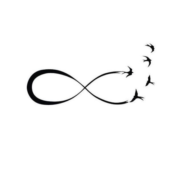 Тату бесконечность эскизы