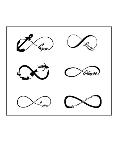 Тату бесконечность эскизы