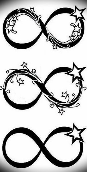 Знак бесконечности тату