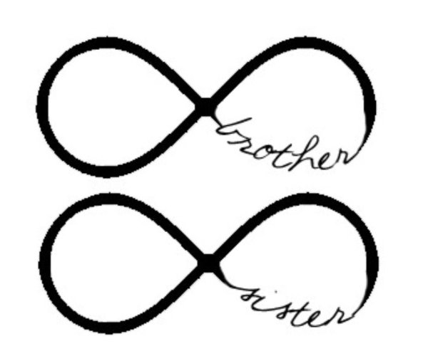 Знак бесконечной любви тату