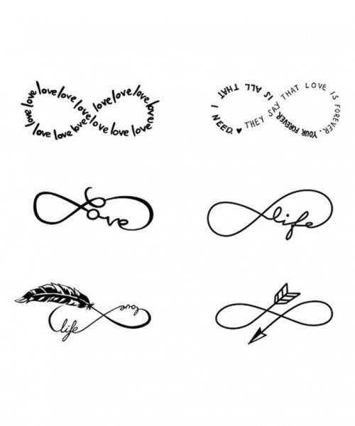 Красивая бесконечность тату