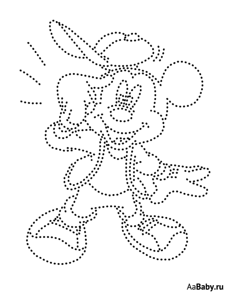 Рисование по точкам для детей