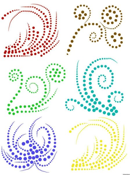 Рисование точками для детей