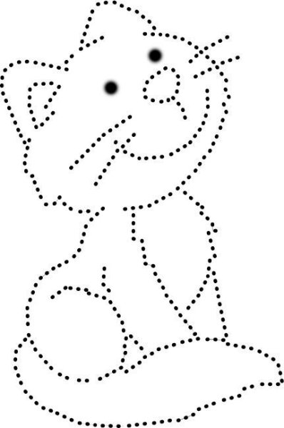 Рисование по точкам для малышей