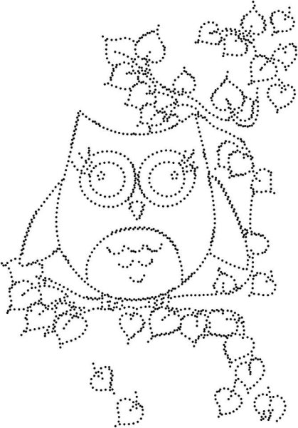 Рисование по точкам для детей