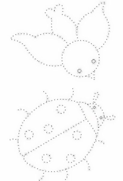 Снеговик обвести по точкам