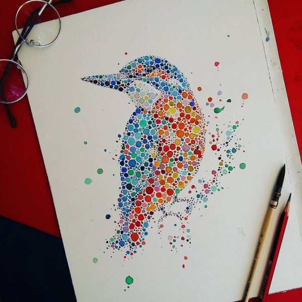 Рисование по точкам для детей