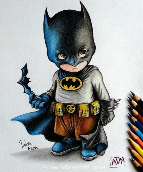 Чиби Марвел Бэтмен