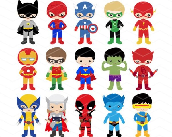 Три маленькие супергероини