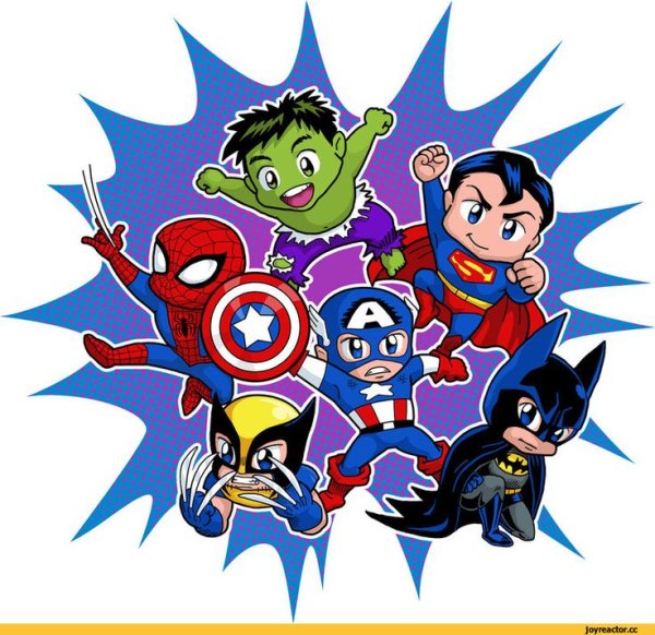 Супергероини мультяшные