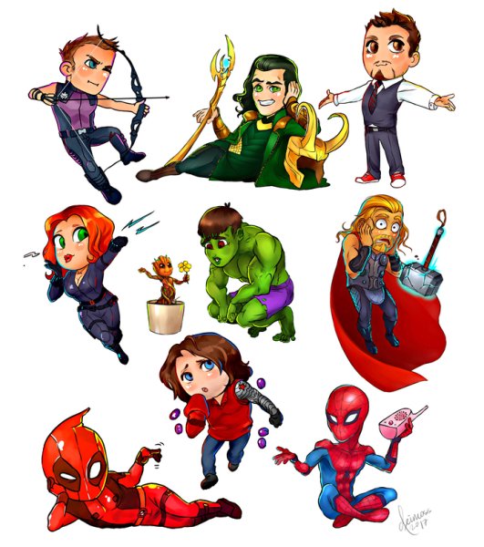 Герои Марвел для детей