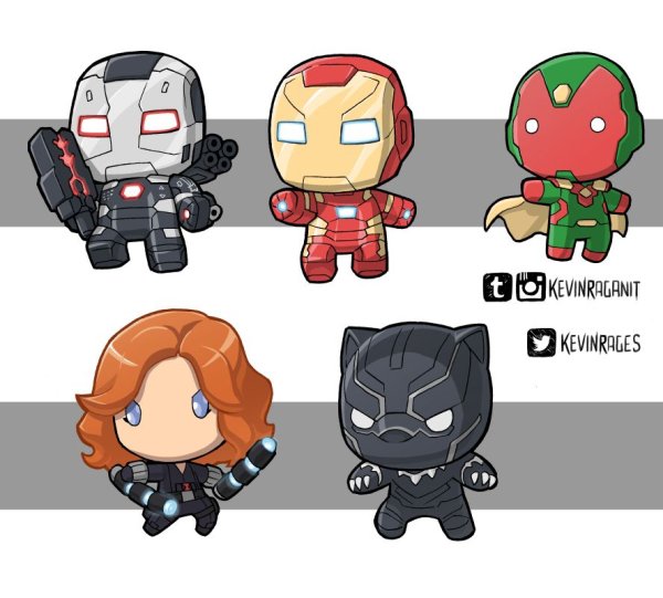 Чиби Марвел Мстители