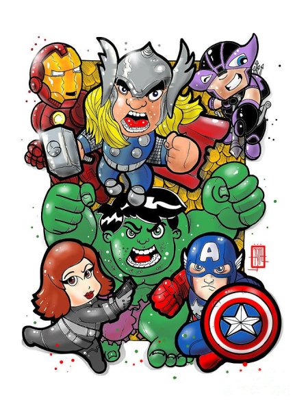 Мстители иллюстрация