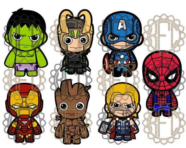 Чиби Марвел Мстители