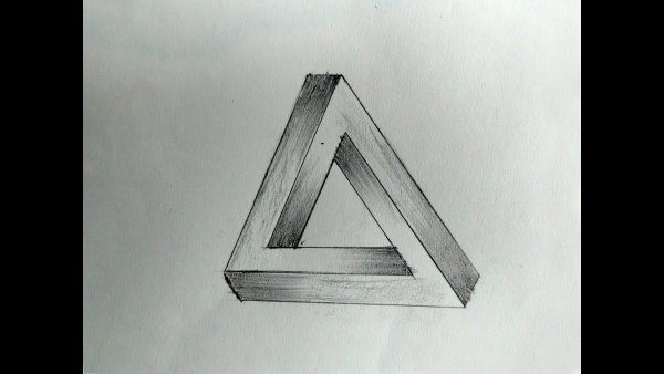 Простые оптические иллюзии на бумаге