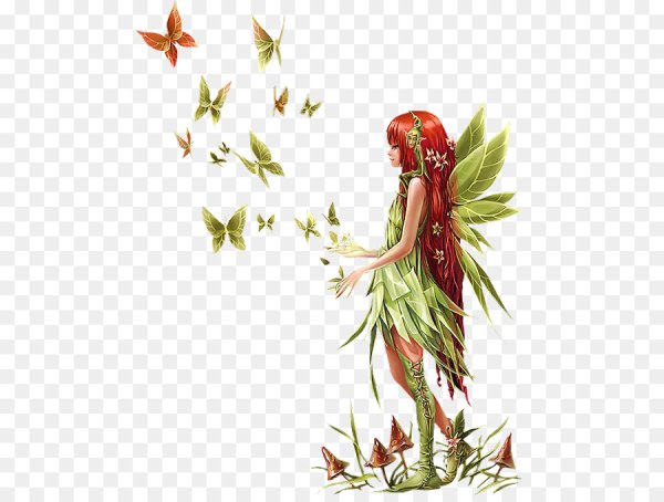 Эльф на прозрачном фоне