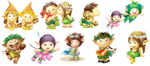 Сказочные маленькие человечки