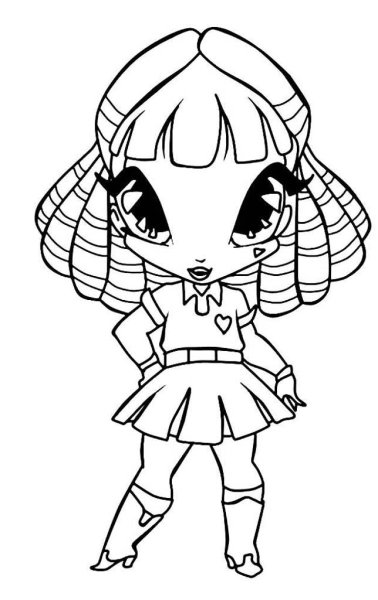 Раскраска Винкс Пикси