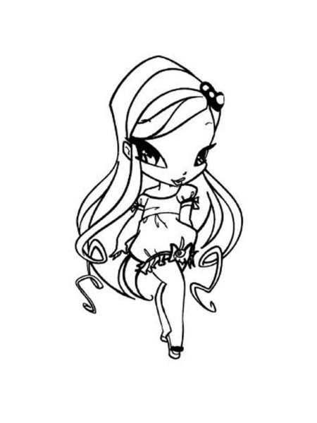 Раскраска ПОППИКСИ Чатта