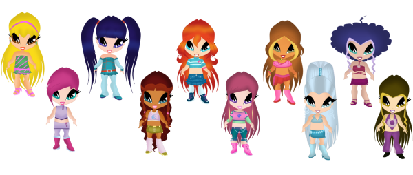 Раскраска Винкс Пикси