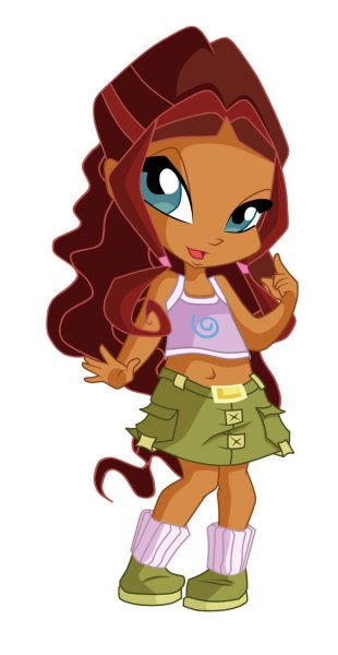 Раскраска Фея Винкс пикс