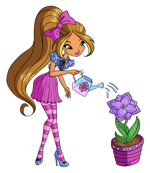 Винкс Флоры Пикси раскраска