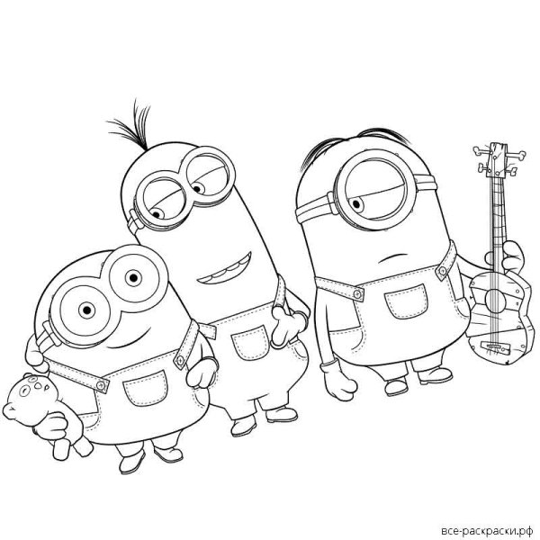 Распечатки Миньоны