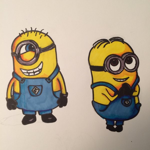 Нарисовать миньона