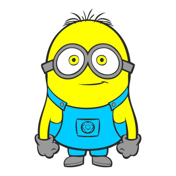 Миньоны рисунки цветные