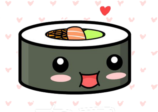 Суши для срисовки легкие