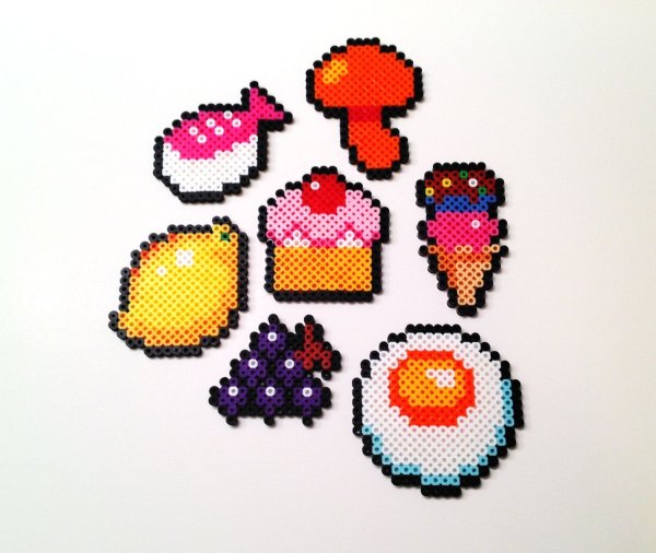 Термомозаика фигурки еда