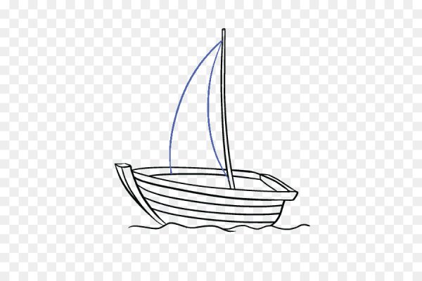 Лодка для срисовки