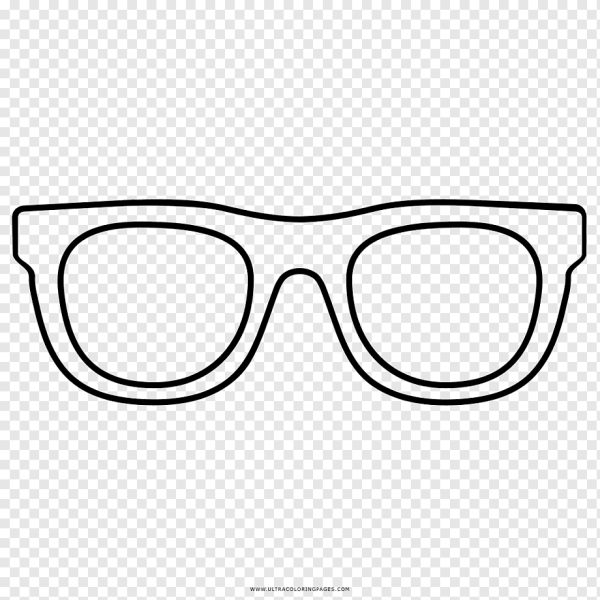 Очки черно белые