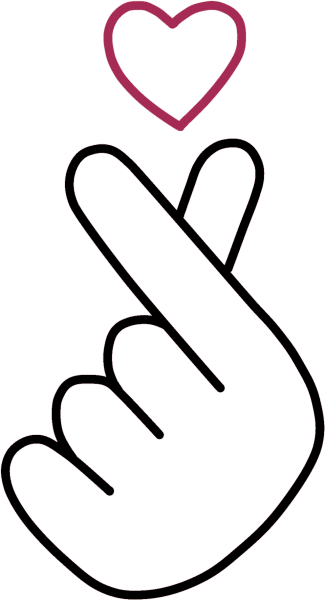 Сердечко пальцами