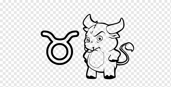 Телец раскраска