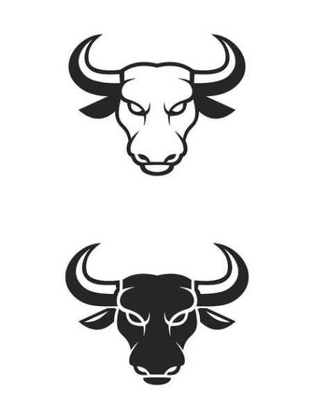 Бык стилизованный